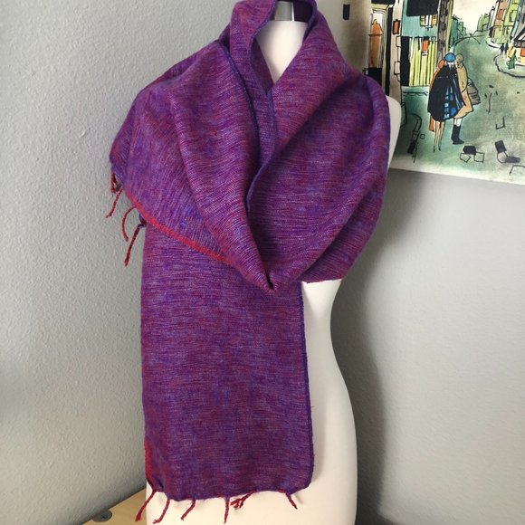 Made in Nepal Wool Scarf - Picture 1 of 8